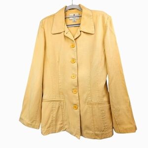 Vintage Michael Glasser for Democracy Golden Tan Blazer Jacket